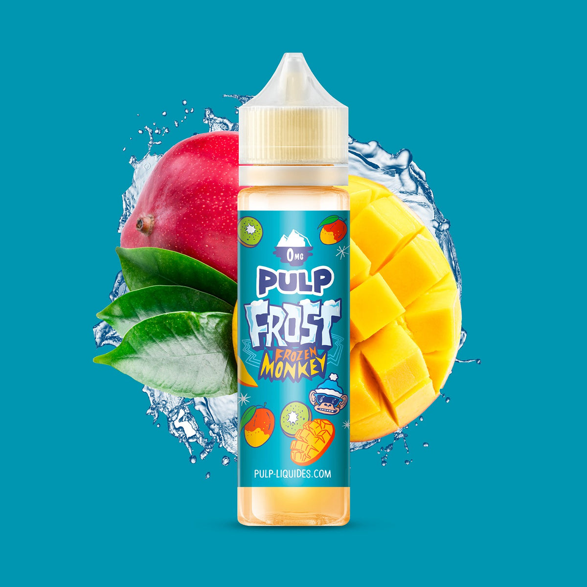 E-liquide Frozen Monkey PULP Frost, flacon de 50 mL
