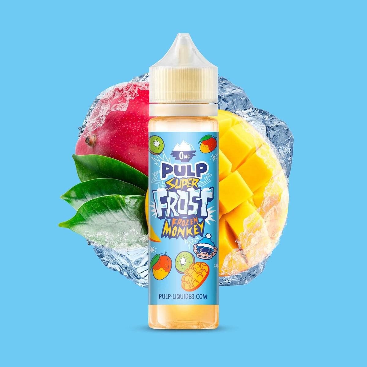 E-liquide Frozen Monkey PULP Super Frost, flacon de 50 mL