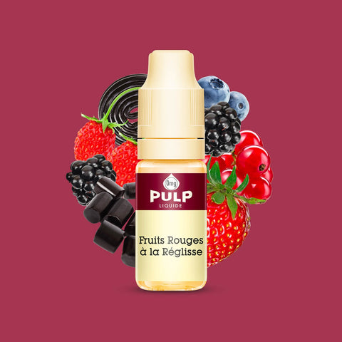 E-liquide Fruits Rouges à la Réglisse PULP, flacon de 10 mL