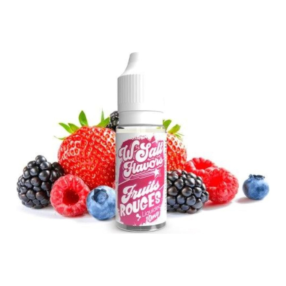 E-liquide Fruits Rouges Liquideo Wsalt Flavors aux sels de nicotine, flacon de 10 mL