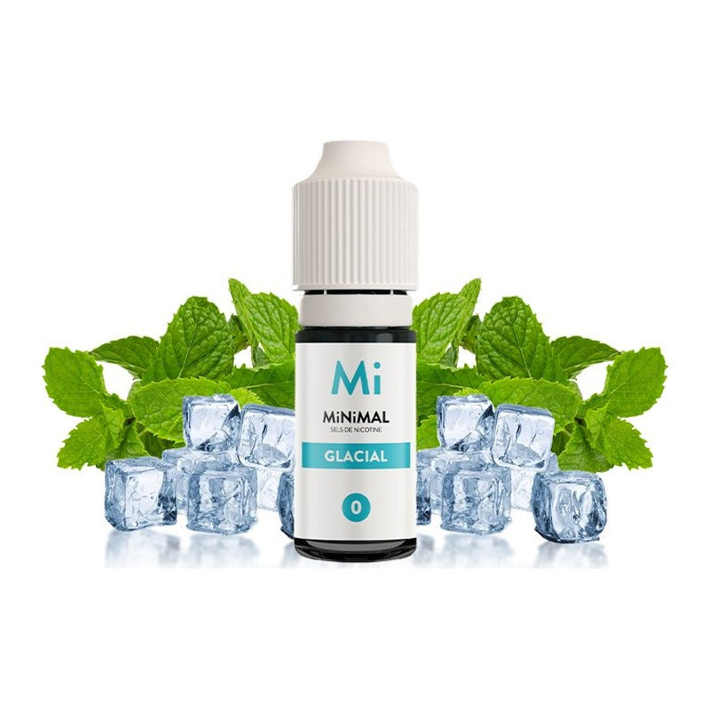 E-liquide Glacial Fuu Minimal aux sels de nicotine, flacon de 10 mL