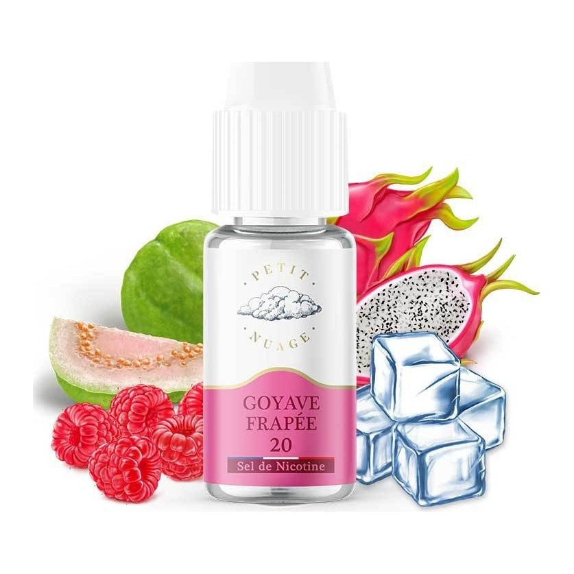 E-liquide Goyave Frappée Levest Petit Nuage aux sels de nicotine, flacon de 10 mL