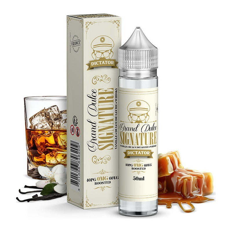 E-liquide Grand Dulce Signature Savourea Dictator, flacon de 50 mL