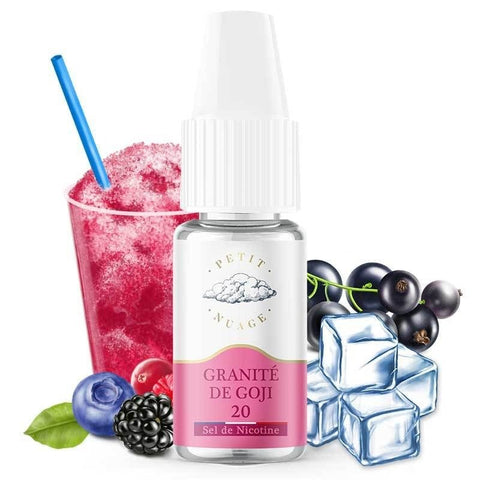 E-liquide Granité de Goji Levest Petit Nuage aux sels de nicotine, flacon de 10 mL