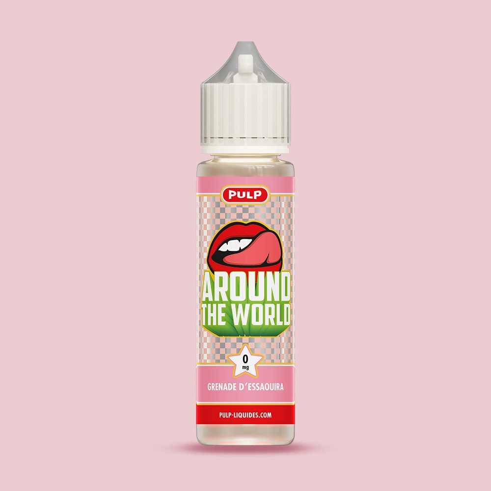 E-liquide Grenade d'Essaouira PULP Around the World, flacon de 50 mL