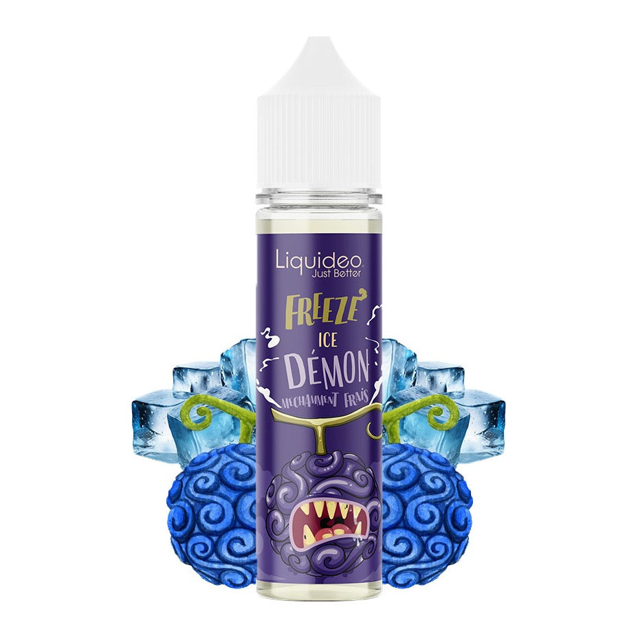 E-liquide Ice Demon Liquideo Freeze, flacon de 50 mL