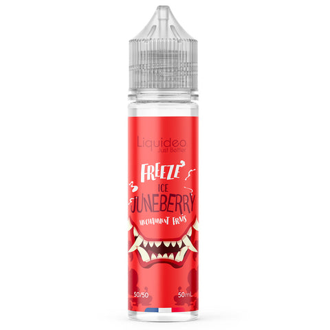 E-liquide Ice Juneberry Liquideo Freeze, flacon de 50 mL