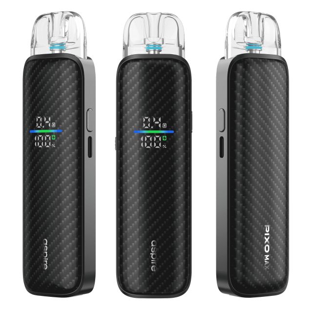 Kit Pixo Max Aspire Carbon Black