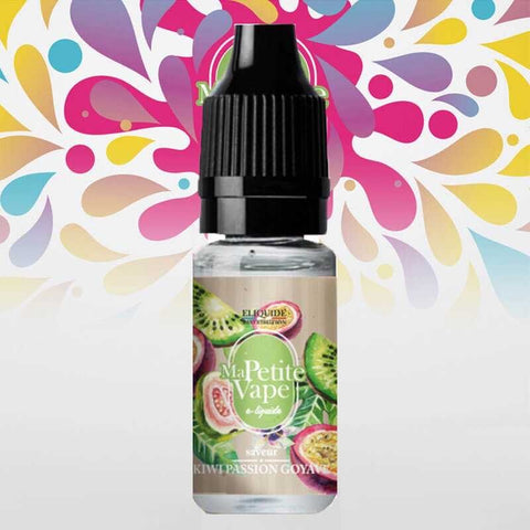 E-liquide Kiwi Passion Goyave Ma Petite Vape aux sels de nicotine, flacon de 10 mL
