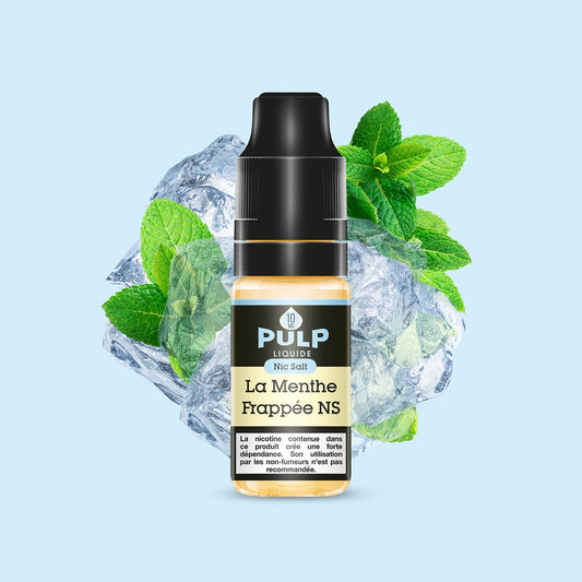 E-liquide La Menthe Frappée PULP Nic Salt aux sels de nicotine, flacon de 10 mL