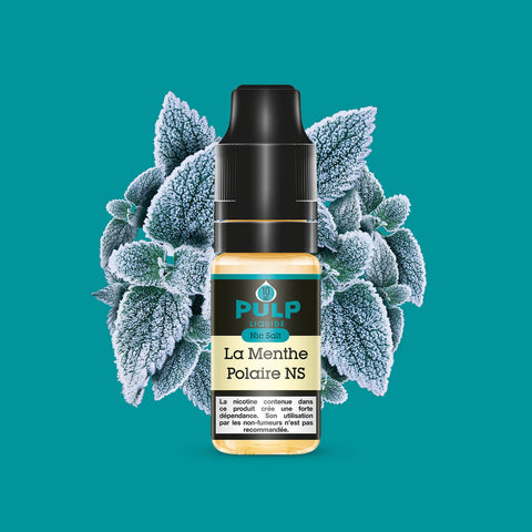 E-liquide La Menthe Polaire PULP Nic Salt aux sels de nicotine, flacon de 10 mL