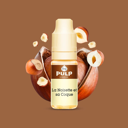 E-liquide La Noisette et sa Coque PULP, flacon de 10 mL