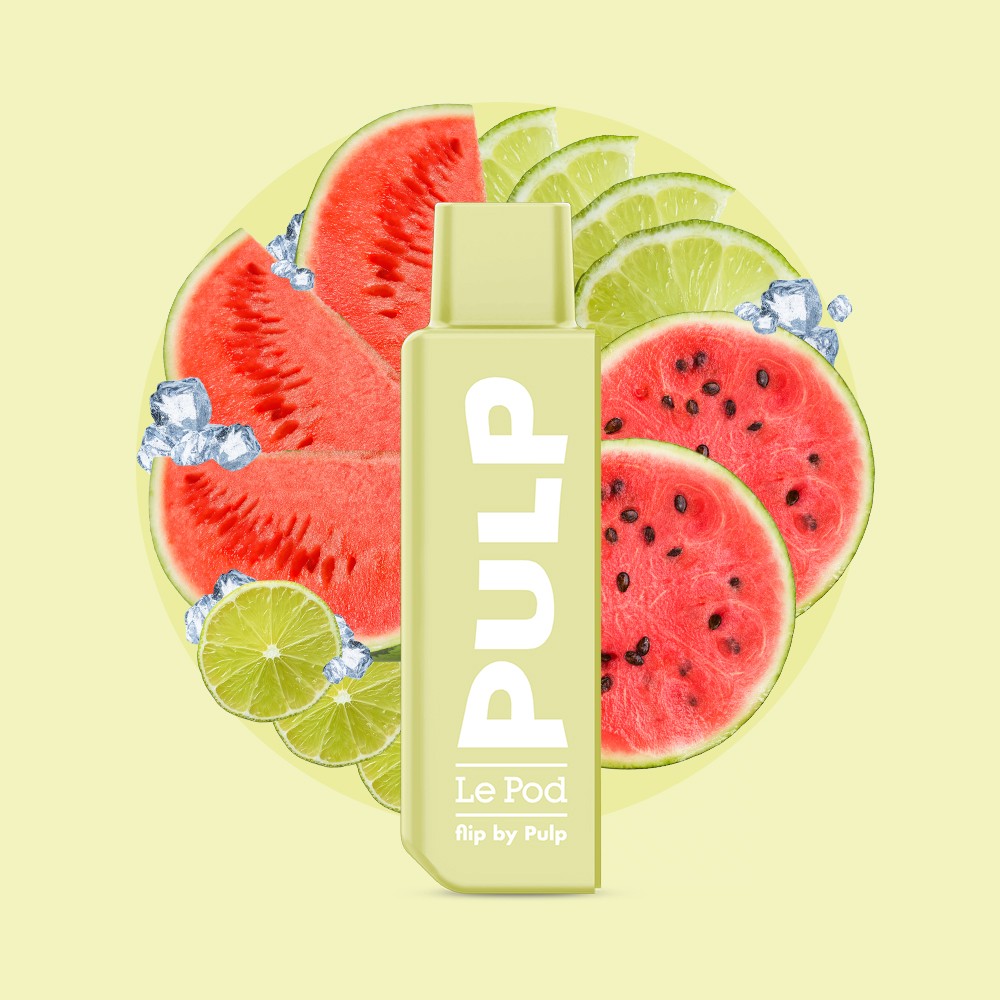 Cartouche pré-remplie Le Pod Flip PULP Pastèque Citron Glacés
