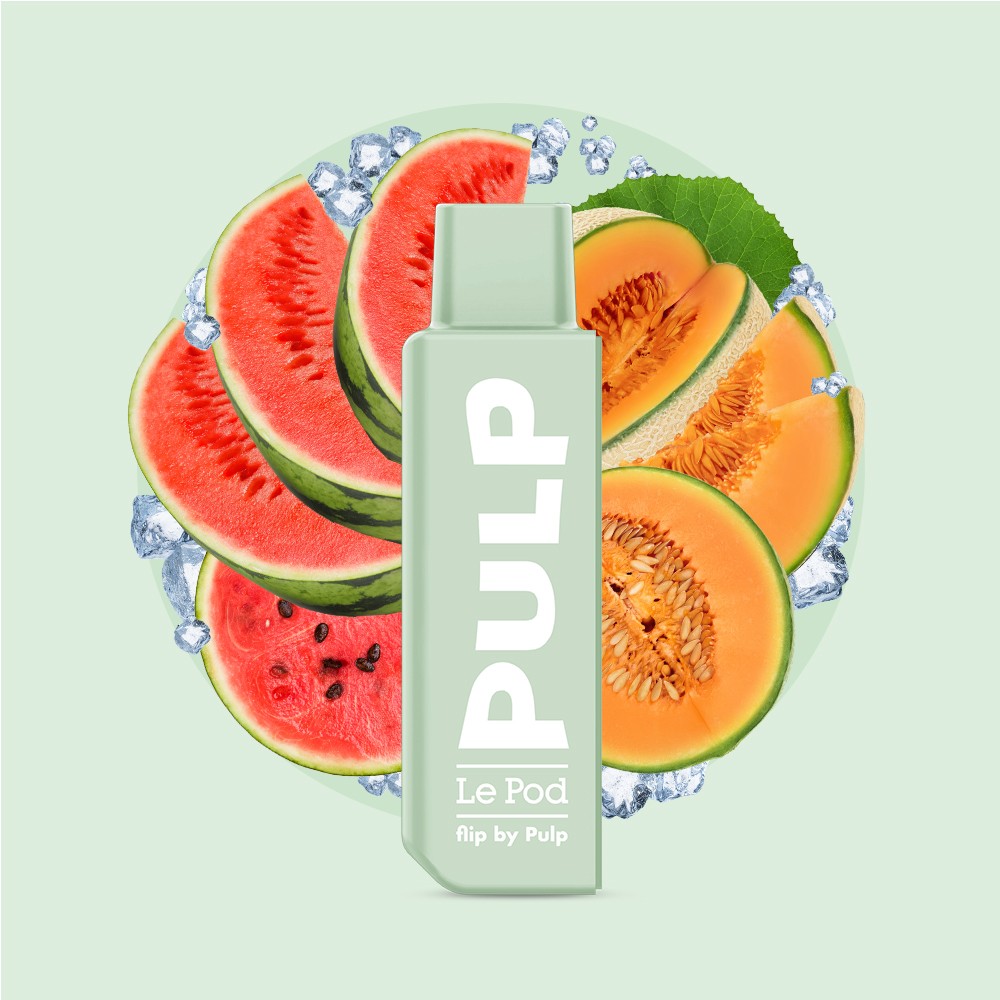 Cartouche pré-remplie Le Pod Flip PULP Pastèque Melon Givrés