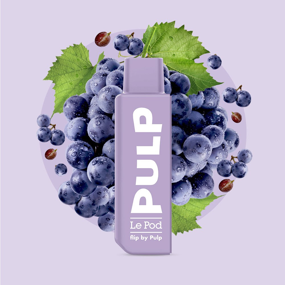 Cartouche pré-remplie Le Pod Flip PULP Raisin Noir