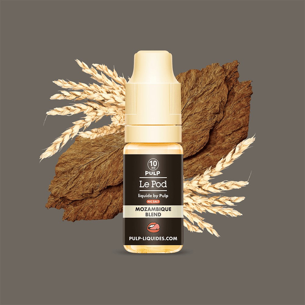 E-liquide Mozambique Blend PULP Le Pod Liquide aux sels de nicotine, flacon de 10 mL