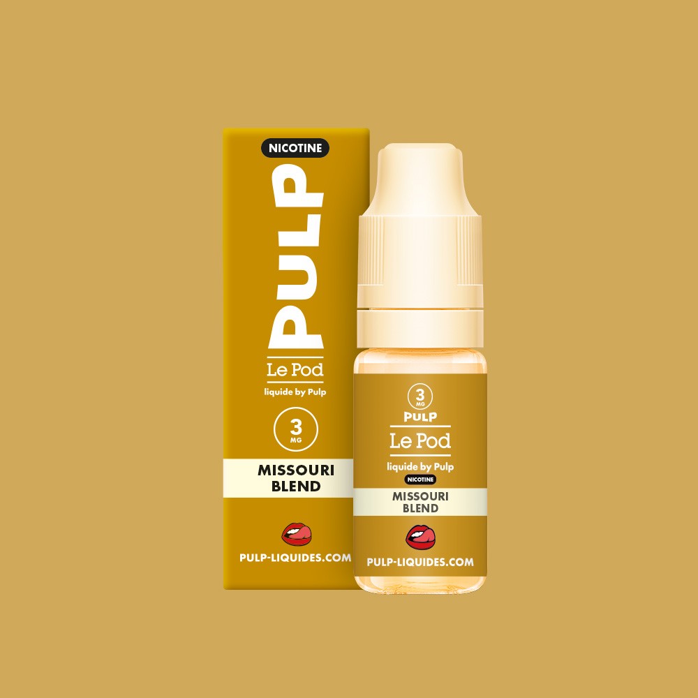 E-liquide Missouri Blend PULP Le Pod Liquide Nic Base, flacon de 10 mL