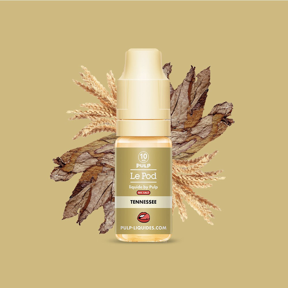 E-liquide Tennessee PULP Le Pod Liquide aux sels de nicotine, flacon de 10 mL