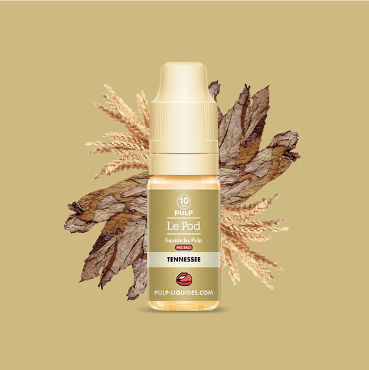 E-liquide Tennessee PULP Le Pod Liquide aux sels de nicotine, flacon de 10 mL