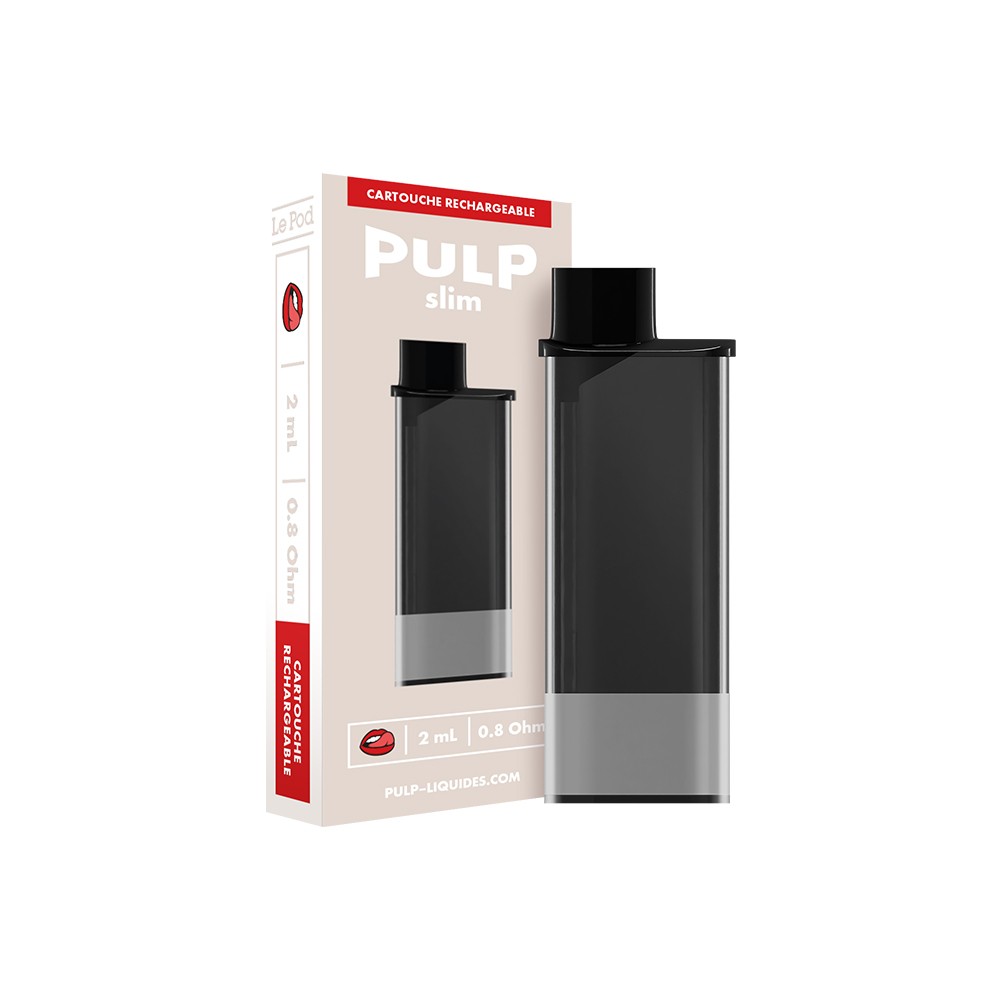 Cartouche rechargeable Le Pod Slim PULP, 2 mL, et son emballage