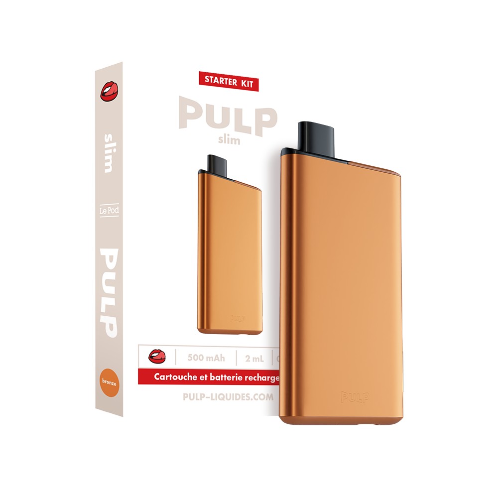 Starter kit Le Pod Slim PULP et son emballage