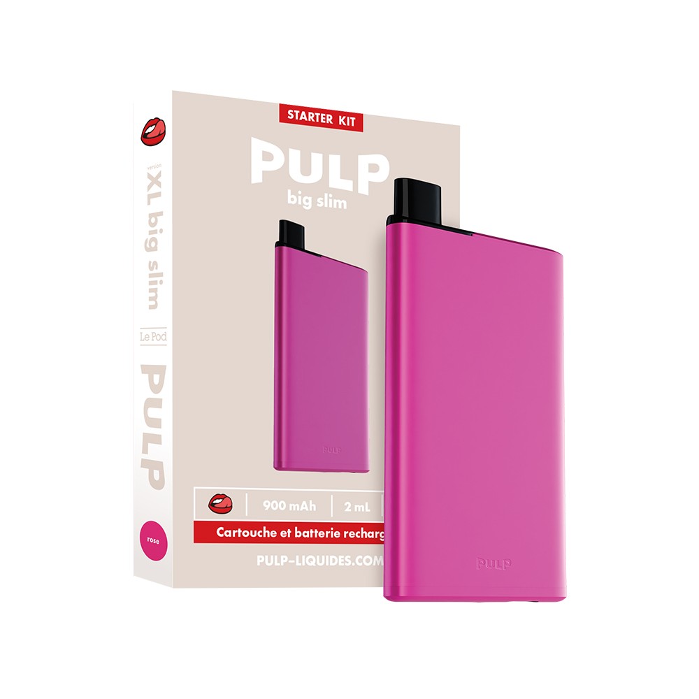Starter kit Le Pod Big Slim PULP et son emballage