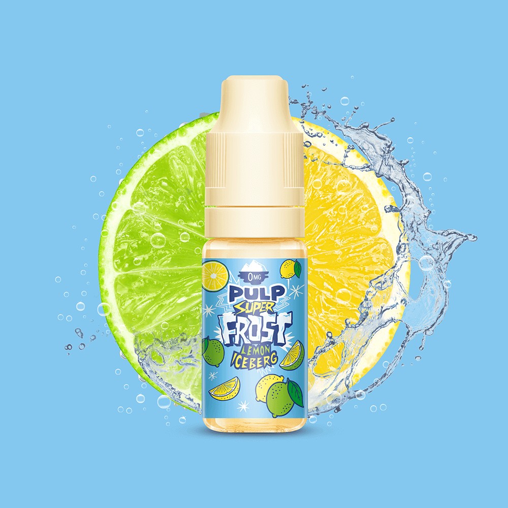 E-liquide Lemon Iceberg PULP Super Frost, flacon de 10 mL