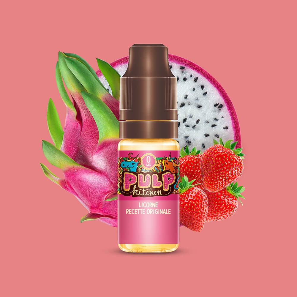 E-liquide Licorne Recette Originale PULP Kitchen, flacon de 10 mL