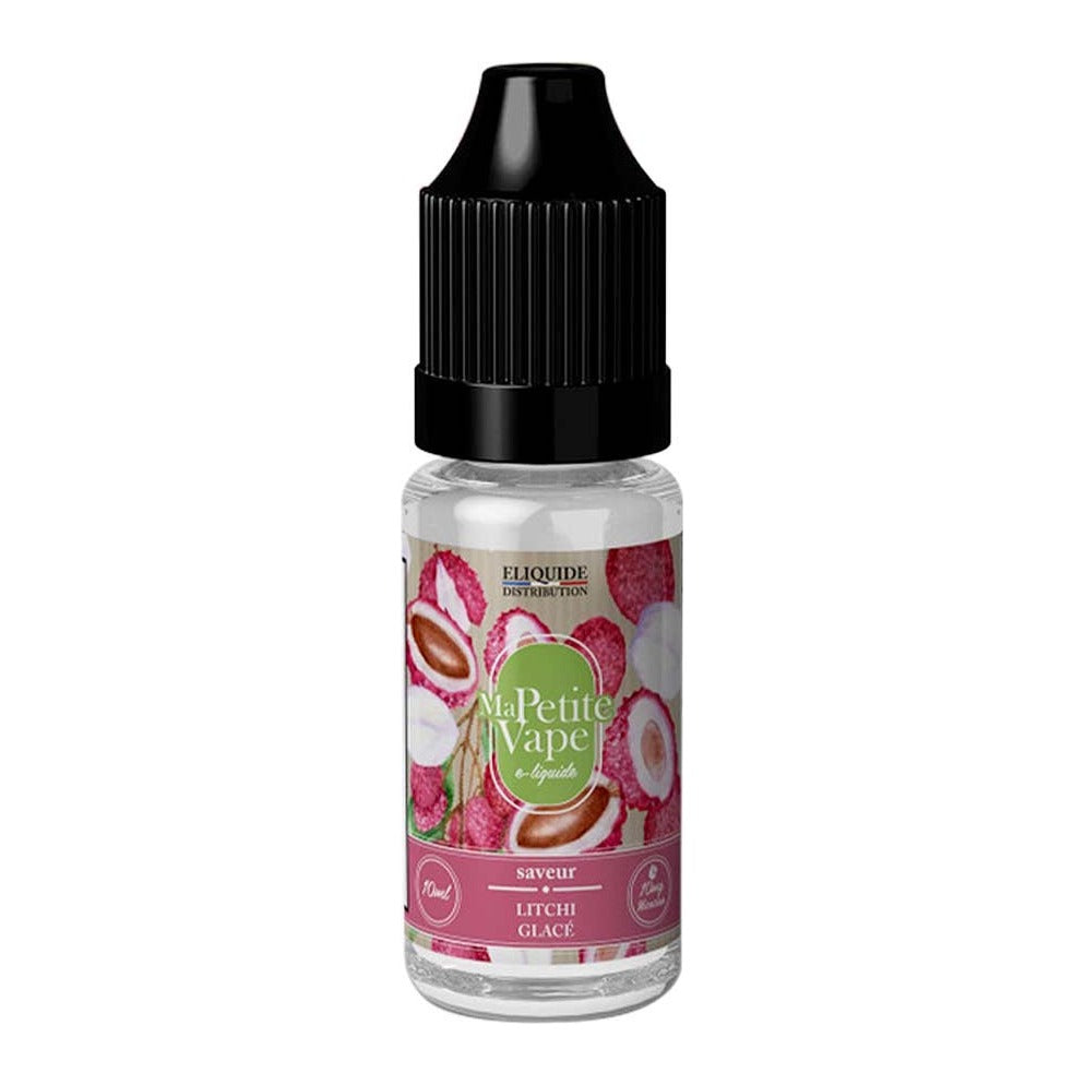 E-liquide Litchi Ice Ma Petite Vape aux sels de nicotine, flacon de 10 mL