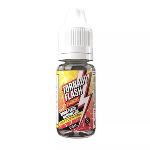 E-liquide Mango Peach Watermelon Tornado Flash, flacon de 10 mL