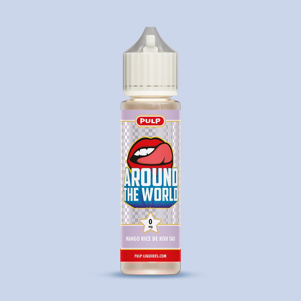 E-liquide Mango Rice de Koh Tao PULP Around the World, flacon de 50 mL