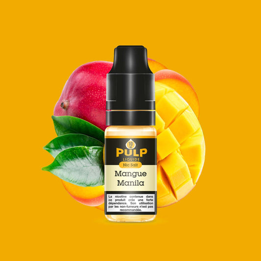E-liquide Mangue Manila PULP Nic Salt aux sels de nicotine, flacon de 10 mL