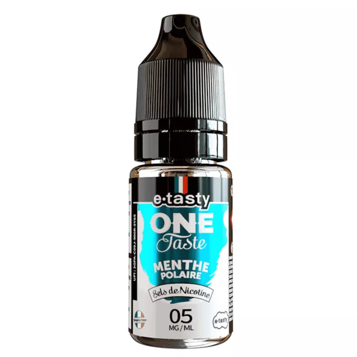 E-liquide Menthe Polaire E.Tasty One Taste aux sels de nicotine, flacon de 10 mL