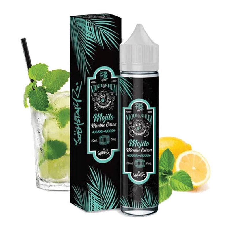 E-liquide Mojito Menthe Vapeology Punk Funk Hero, flacon de 50 mL