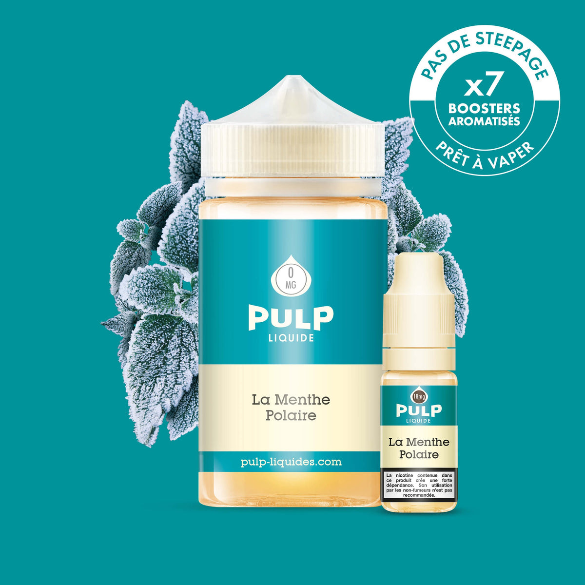 Pack La Menthe Polaire PULP 200 mL en 6 mg/mL