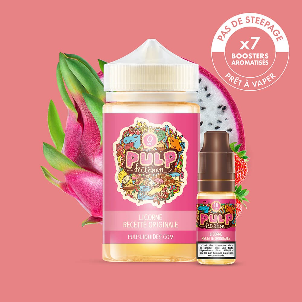Pack Licorne Recette Originale PULP Kitchen 200 mL en 6 mg/mL