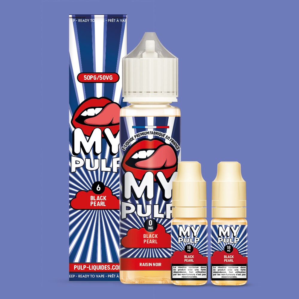 Pack Black Pearl My Pulp 60 mL en 6 mg/mL