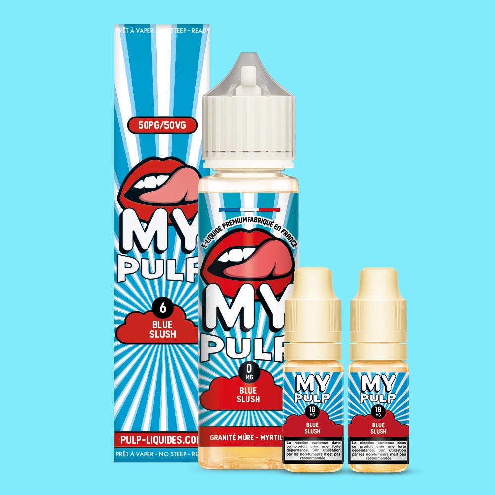 Pack Blue Slush My Pulp 60 mL en 6 mg/mL