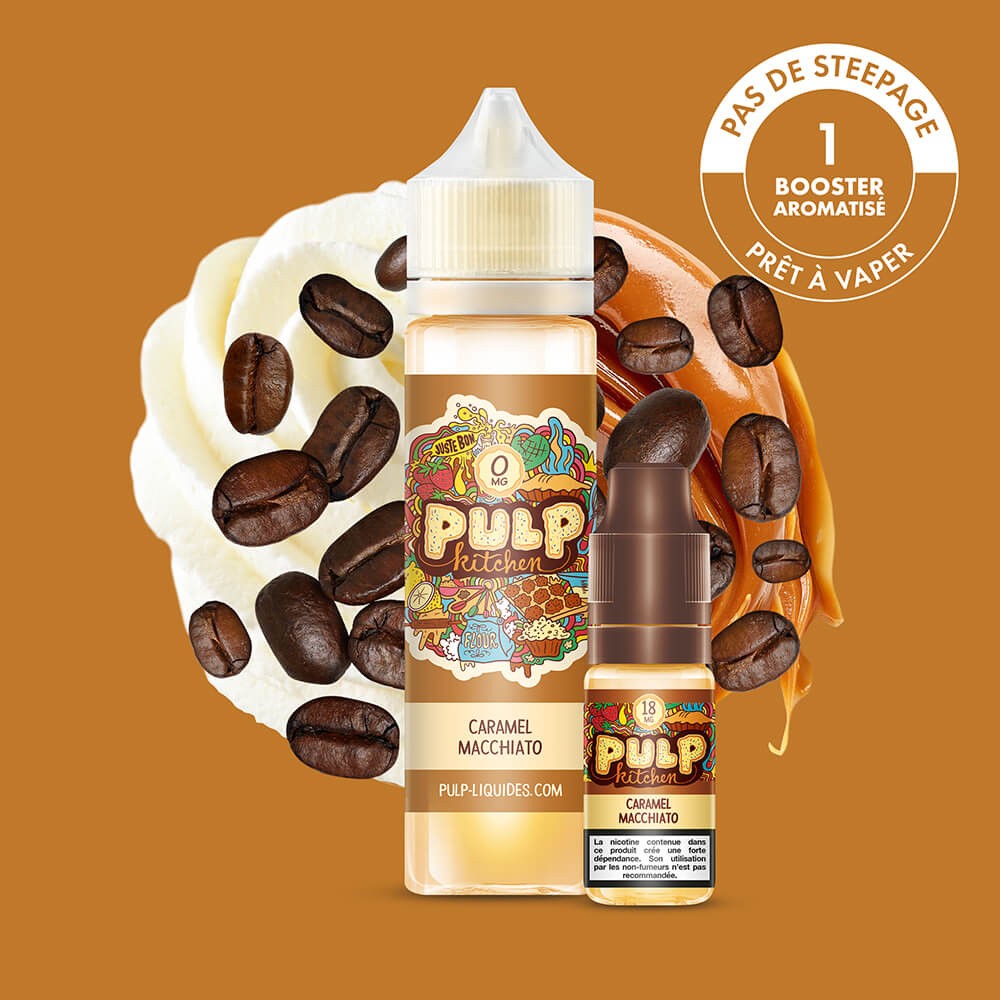 Pack Caramel Macchiato PULP Kitchen 60 mL en 3 mg/mL