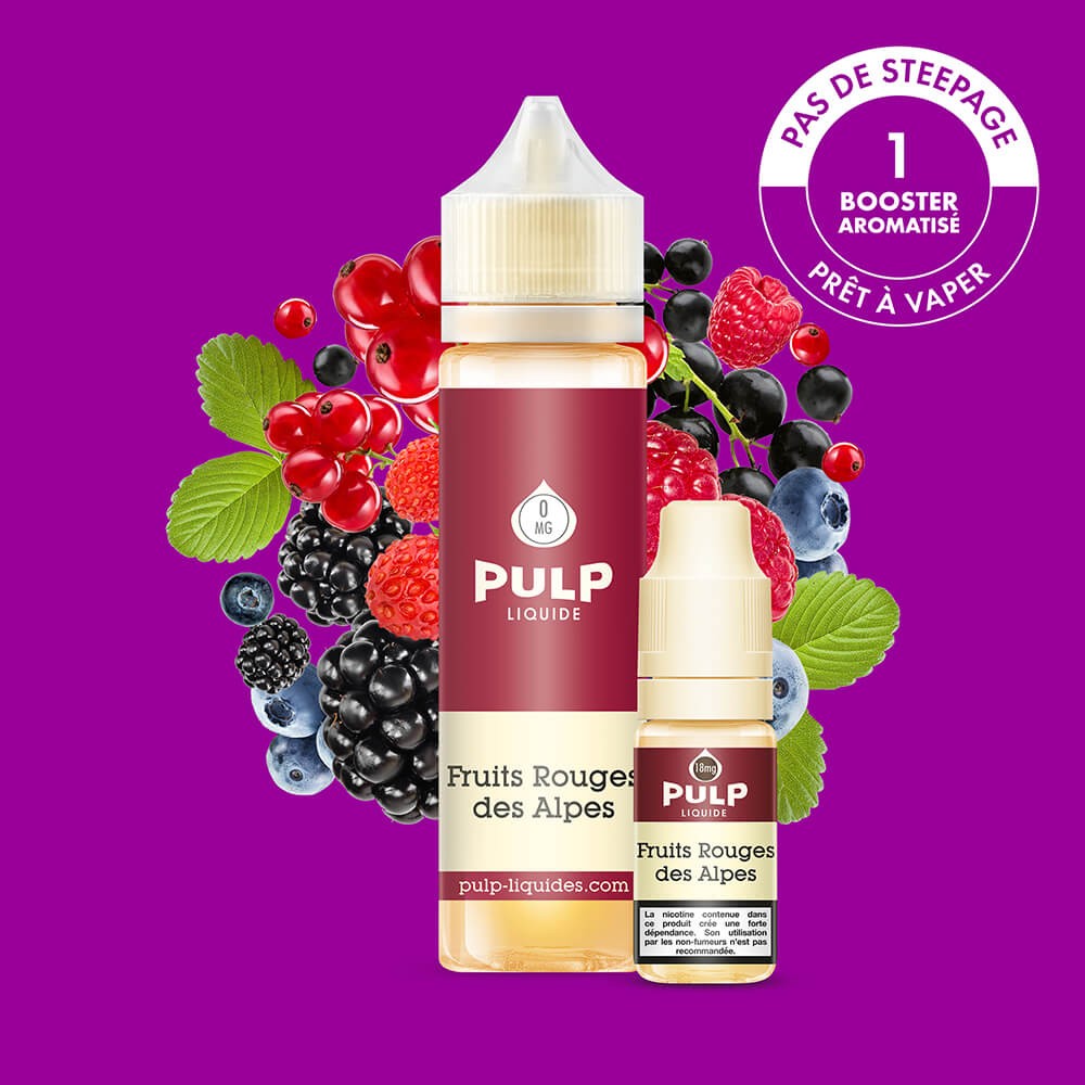 Pack Fruits Rouges des Alpes PULP 60 mL en 3 mg/mL