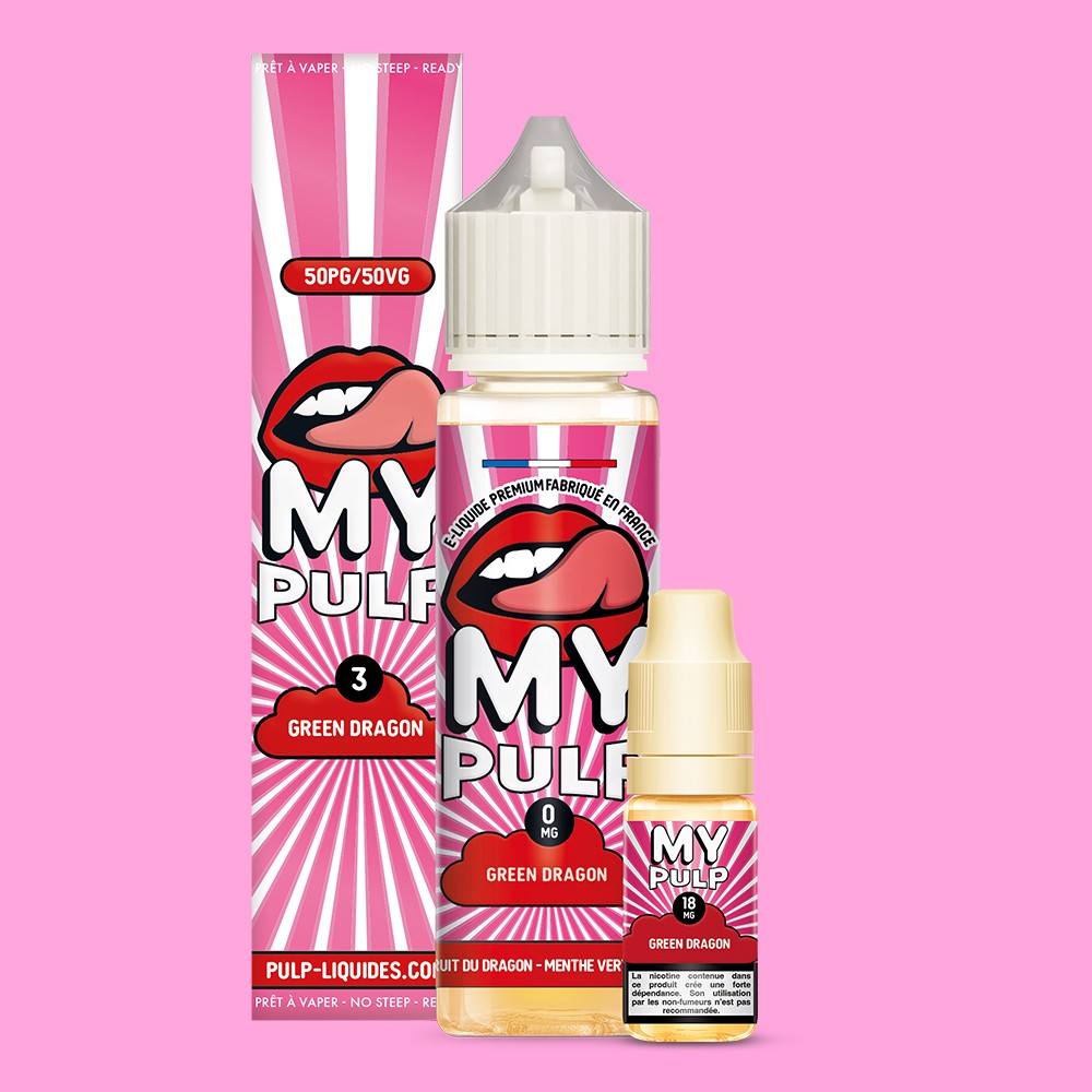 Pack Green Dragon My Pulp 60 mL en 3 mg/mL