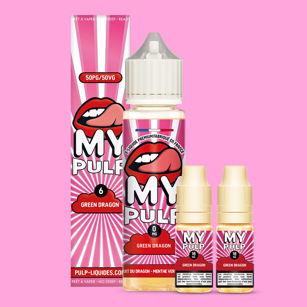 Pack Green Dragon My Pulp 60 mL en 6 mg/mL