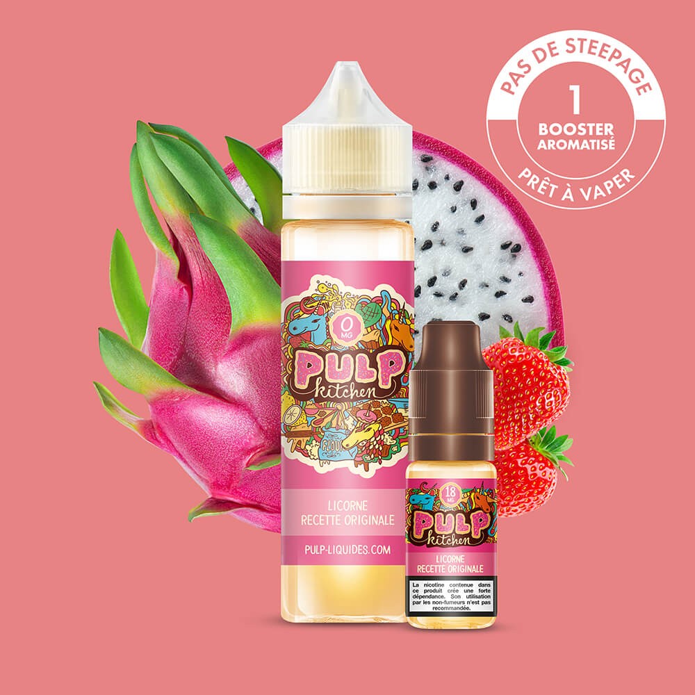Pack Licorne Recette Originale PULP Kitchen 60 mL en 3 mg/mL