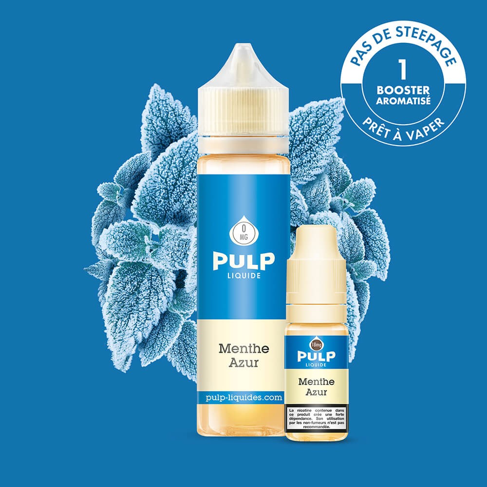 Pack Menthe Azur PULP 60 mL en 3 mg/mL