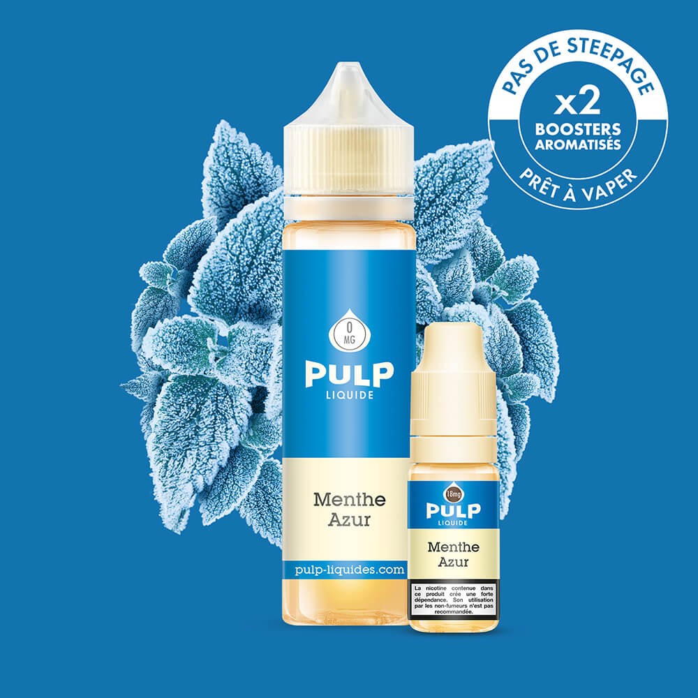Pack Menthe Azur PULP 60 mL en 6 mg/mL