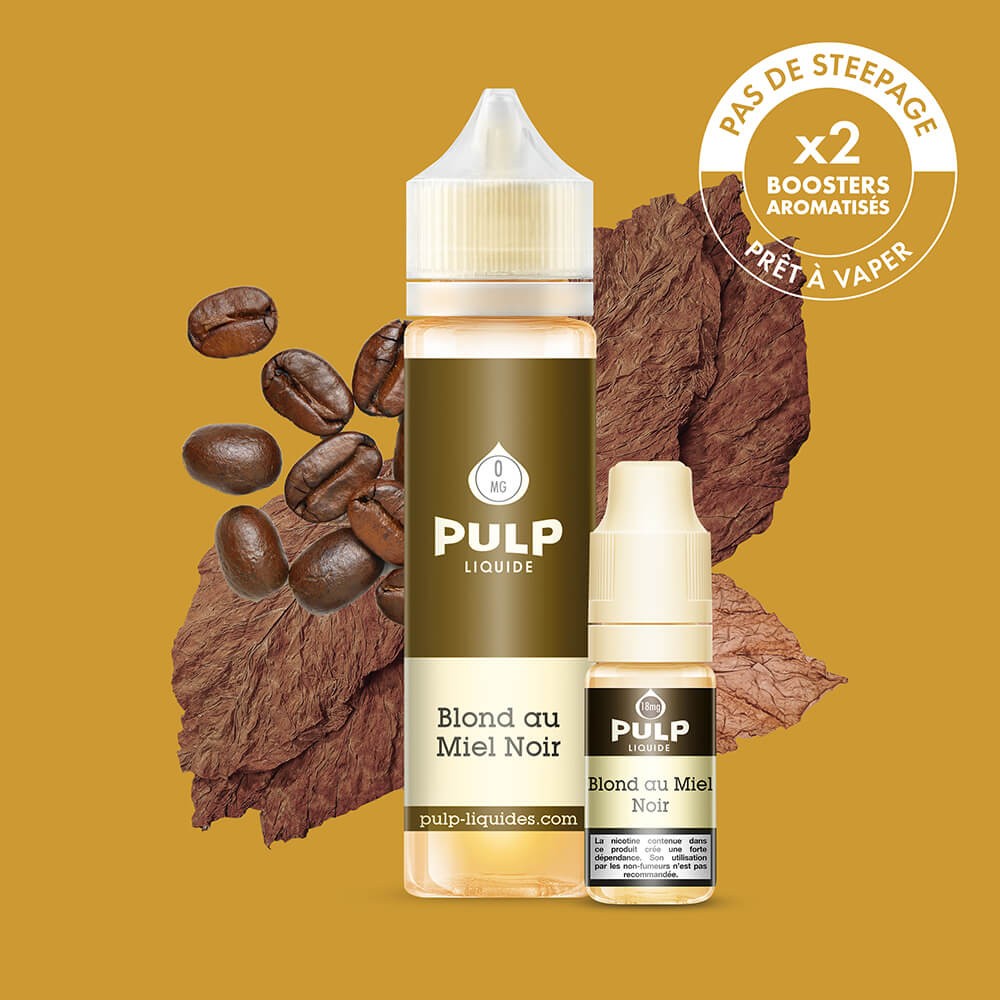 Pack Blond au Miel Noir PULP 60 mL en 6 mg/mL