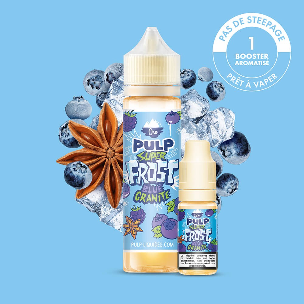 Pack Blue Granite PULP Super Frost 60 mL en 3 mg/mL