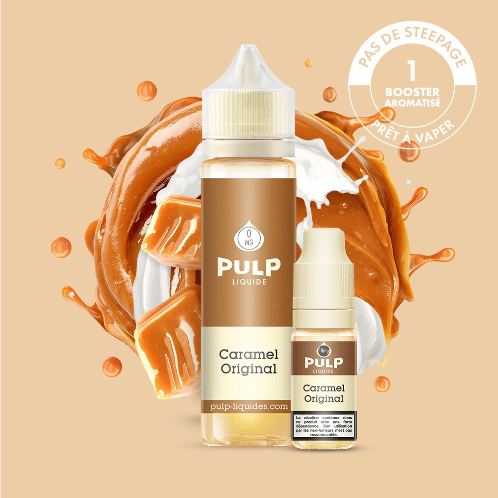 Pack Caramel Original PULP 60 mL en 3 mg/mL