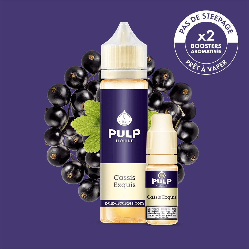 Pack Cassis Exquis PULP 60 mL en 6 mg/mL