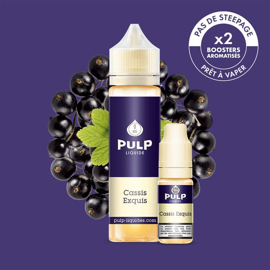 Pack Cassis Exquis PULP 60 mL en 6 mg/mL